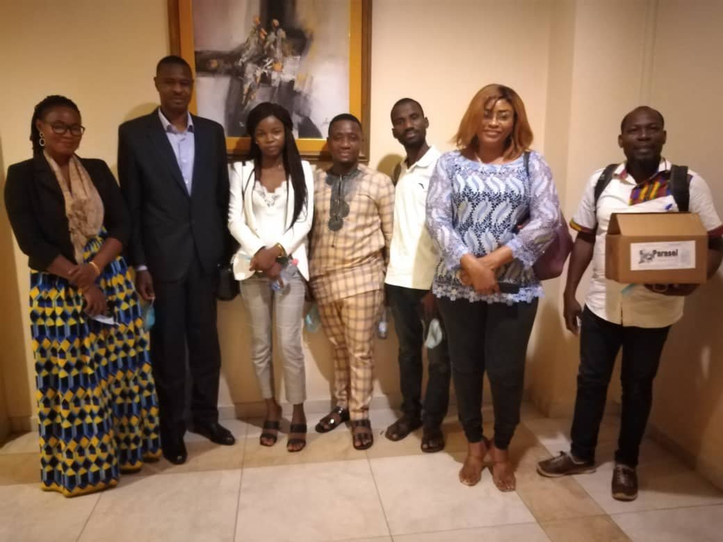 Consultants and participants gathered after a workshop